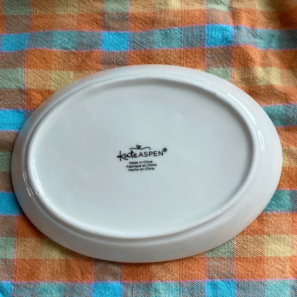Trinket dish with word LOVE written in gold - Picture 2 of 6